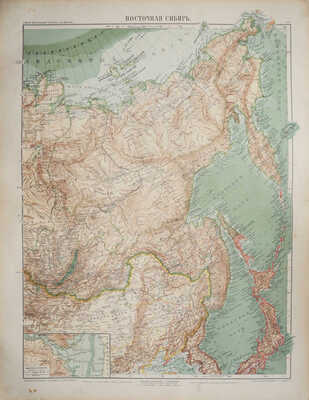 Восточная Сибирь. Новый настольный атлас А.Ф. Маркса. № 47. СПб.: Т-во А.Ф. Маркса, [1900-е].